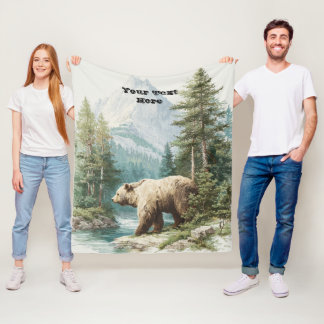 Cobertor De Velo Urso Pardo