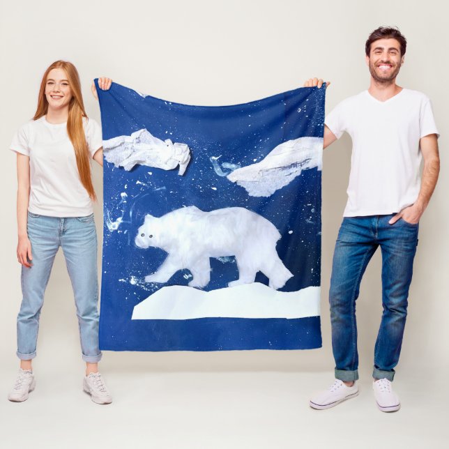 Cobertor De Velo Urso Polar "Arte por Crianças" (In Situ)
