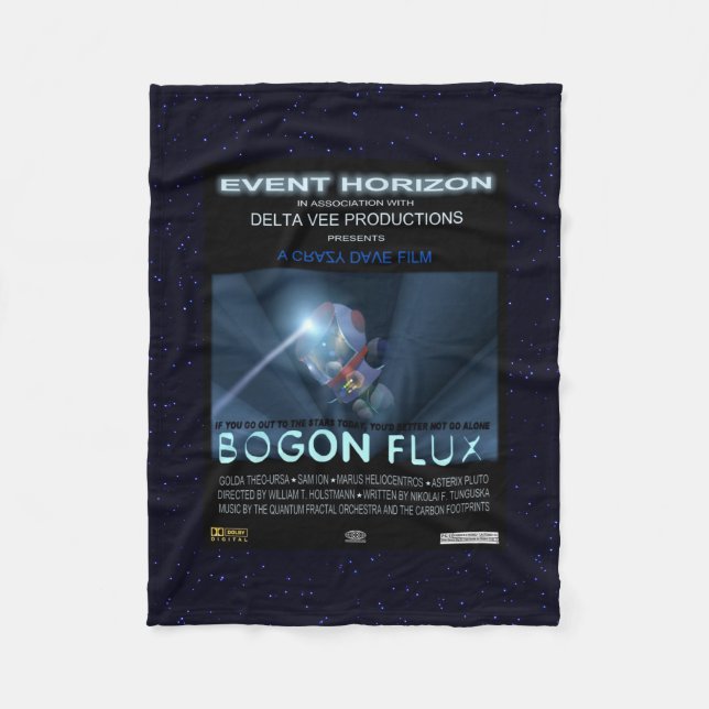 Cobertor De Velo Ursos De Teddy No Espaço (Frente)