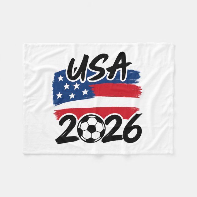 Cobertor De Velo USA 2026 Soccer Design (Frente (Horizontal))