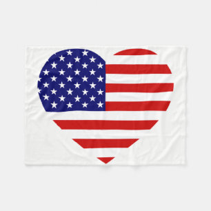 Cobertor De Velo USA Heartflag fbcn