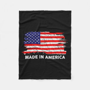 Cobertor De Velo Usa patriótico - bandeira americana liberdade - or