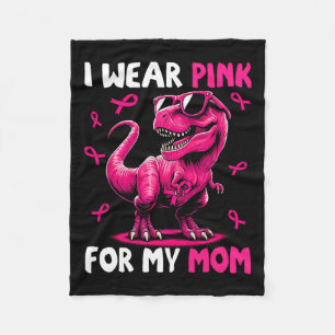 Cobertor De Velo Use Rosa Para O Meu T-rex Dinossauro Mãe Cancro Da
