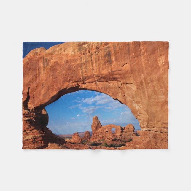 Cobertor De Velo Utah, Parque Nacional Arches, Arco Turret 3 (Frente (Horizontal))