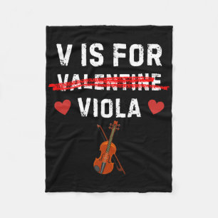 Cobertor De Velo V É Para Viola Música Engraçada de Violista no Dia