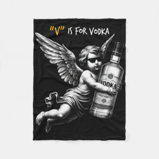 Cobertor De Velo V É Para Vodka Cupido É Estúpido E Bêbado Anti Val