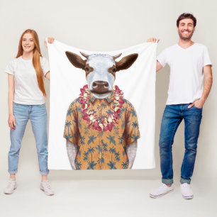 Cobertor De Velo Vaca de Camisa Havaiana