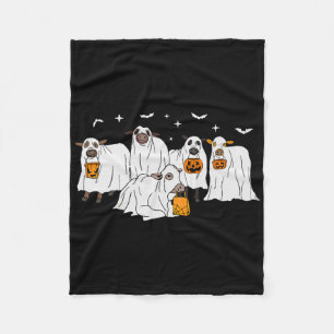 Cobertor De Velo Vaca Engraçada, Fantasma De Farmação De Halloween