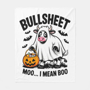 Cobertor De Velo vaca halloween