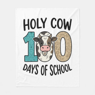 Cobertor De Velo Vaca Sagrada 100 Dias de Escola Camisa de Vaca Vin