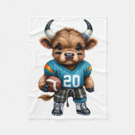 Cobertor De Velo Vacas e Futebol das Highland