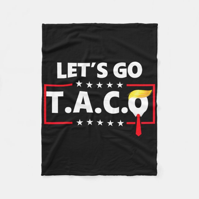 Cobertor De Velo Vamos Engraçado Vai Taco (Frente)