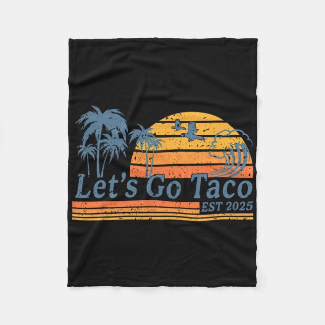 Cobertor De Velo Vamos Engraçado Vai Taco 17 (Frente)