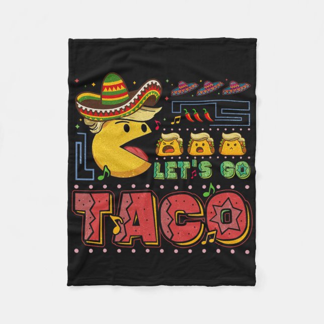 Cobertor De Velo Vamos Engraçado Vai Taco 40 (Frente)