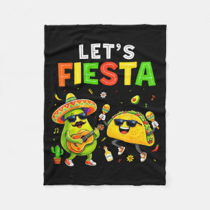 Cobertor De Velo Vamos Festa Tacos Mexicanos para Meninos e Homens 