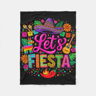 Cobertor De Velo Vamos festejar cinco de maio engraçado colorido me
