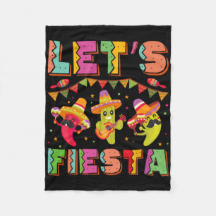 Cobertor De Velo Vamos Fiesta Mexico Fiesta Taco Guitar Cinco De Mã