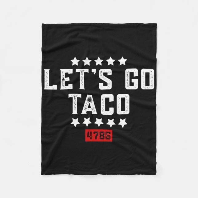 Cobertor De Velo Vamos Ir Taco &# (Frente)