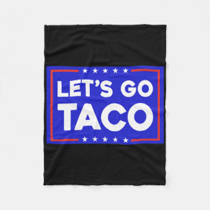Cobertor De Velo Vamos Lá Taco Engraçado T.a.c.o Vamos Lá Taco