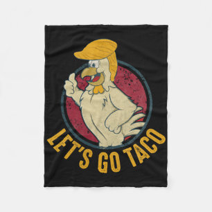 Cobertor De Velo Vamos Lá Taco Engraçado Trump Sempre Desiste 31 