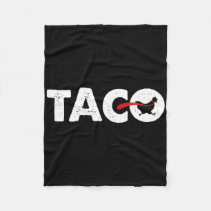 Cobertor De Velo Vamos Lá Taco Engraçado Trump Sempre Desiste 37 