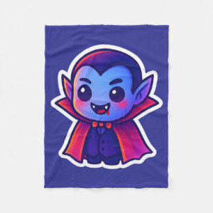 Cobertor De Velo Vampiro de Cartoon Bonito com Cabo Vermelho e Pele