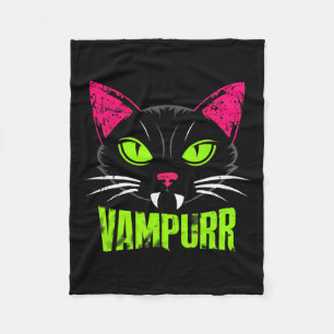 Cobertor De Velo Vampurr Cat Black Halloween Vampiro Spookire