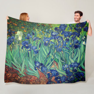 Cobertor De Velo Van Gogh Art Irises