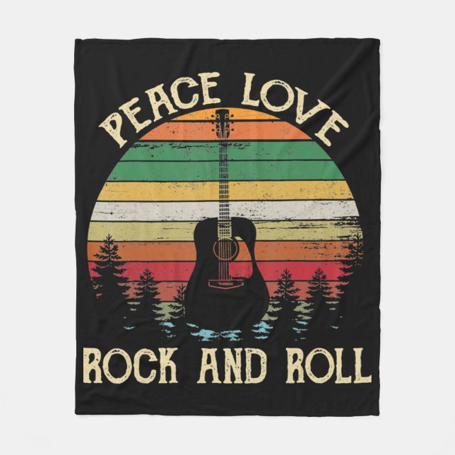 Cobertor De Velo Van Hippie Antigo Flor Bus Paz Amor (Frente)