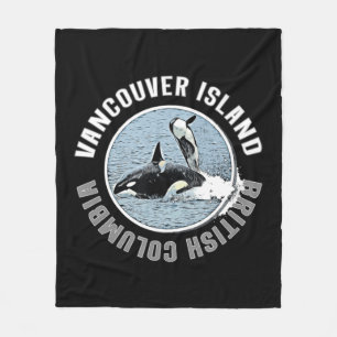 Cobertor De Velo Vancouver Island BC Canada Orca Whales Adventure K