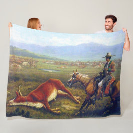 Cobertor De Velo Vaqueiro C 1830 O Velho Oeste O Cowboy