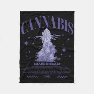 Cobertor De Velo Variedade Híbrida Sativa de Natal Blue Dream