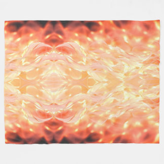 Cobertor De Velo Vector Fire Ombre Fleece Blanket