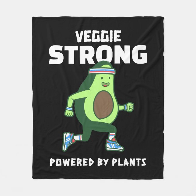 Cobertor De Velo Veggie Strong, Alimentado por plantas (Frente)