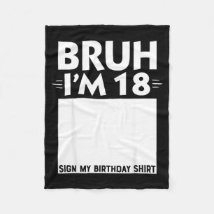 Cobertor De Velo Véi Eu Sou Presente De 18 Anos Sinal De Aniversári