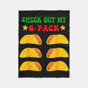 Cobertor De Velo Veja Meu Seis Pacotes De 6 Tacos Para Cinco Mães