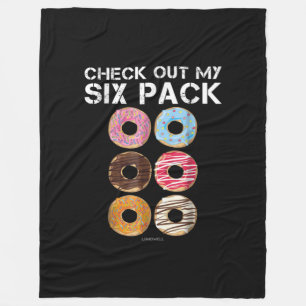 Cobertor De Velo Veja Minha Rosquinha De Seis Pacotes - Engraçado