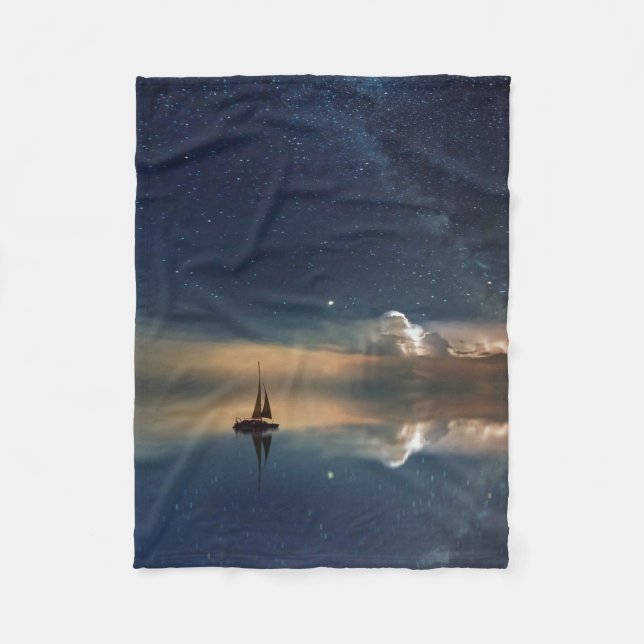 Cobertor De Velo Velejando para as nuvens (Frente)