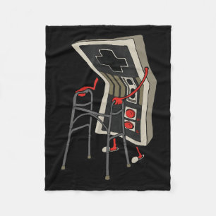 Cobertor De Velo Velho Jogador Engraçado Jogos Retro 80s 90s Jogo d