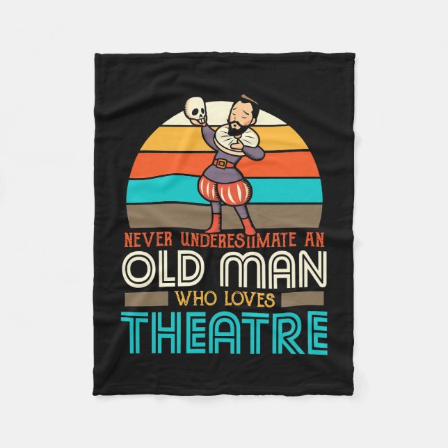 Cobertor De Velo Velho Que Ama Teatro (Frente)