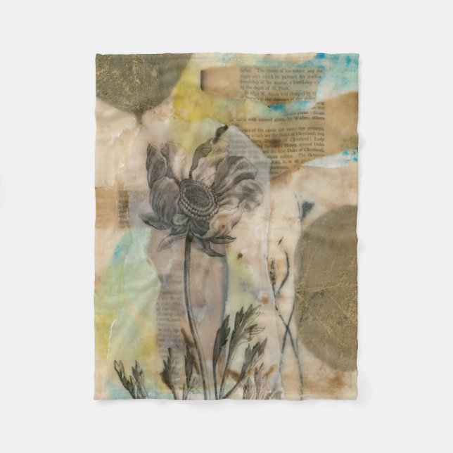 Cobertor De Velo Vellum Floral II (Frente)