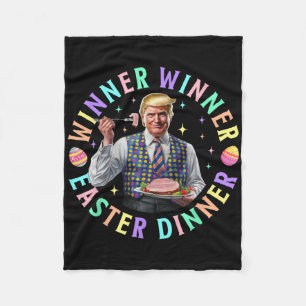 Cobertor De Velo Vencedor Vencedor Jantar de Páscoa Divertido Trump