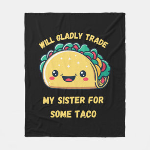 Cobertor De Velo Venderia Minha Irmã por Tacos