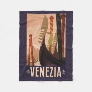 Cobertor De Velo Venezia (Veneza) Itália, velo-viagens vintage