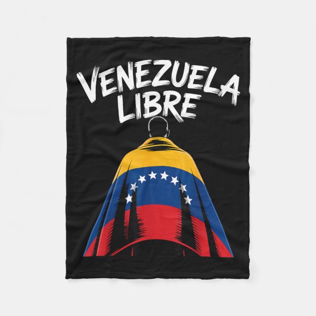Cobertor De Velo Venezuela Libre 2026 Venezuela Flag  (Frente)