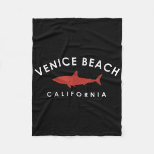 Cobertor De Velo Venice Beach California Shark Vack Souvenir Vi