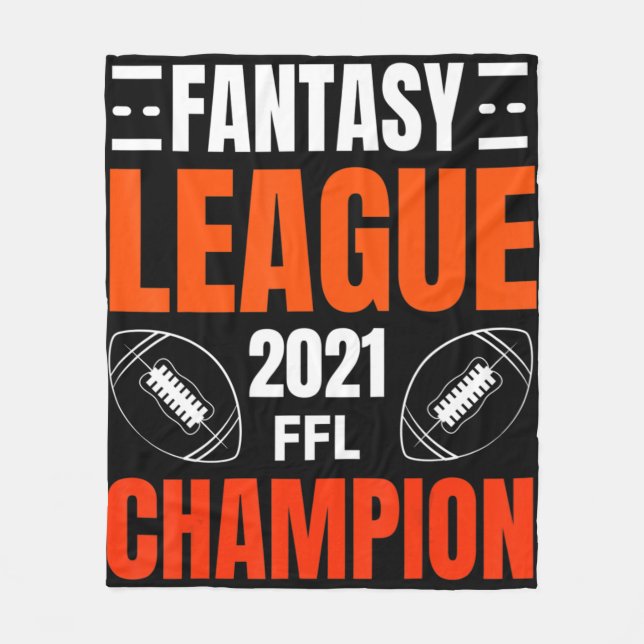 Cobertor De Velo Venta vencedora campeã da Liga Fantasy Futebol 202 (Frente)