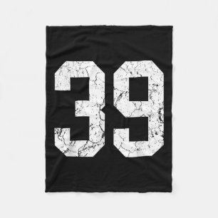 Cobertor De Velo Ventilador Uniform Player Jersey Grunge White Numb