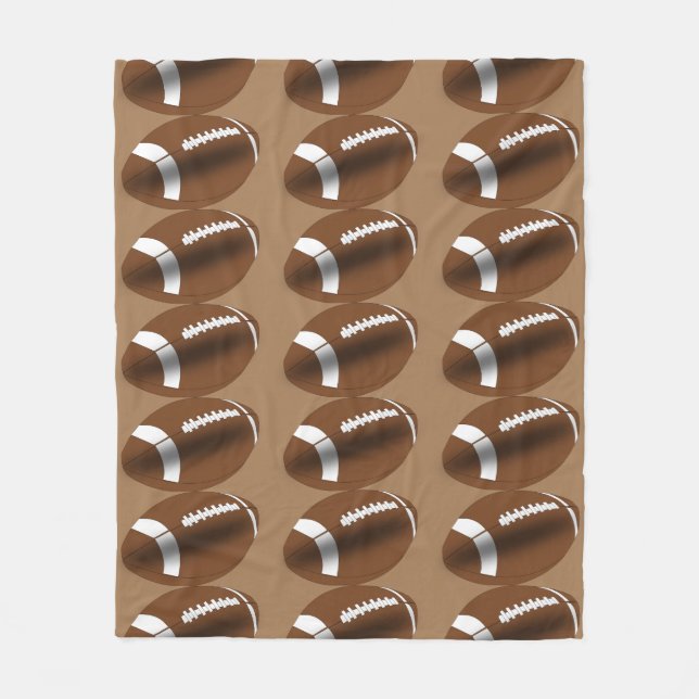 Cobertor De Velo Ventiladores de futebol e jogadores de futebol Fle (Frente)