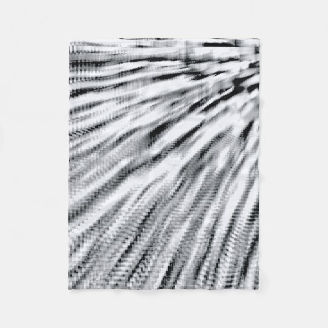Cobertor De Velo Vento de Pixel de cinza (Frente)